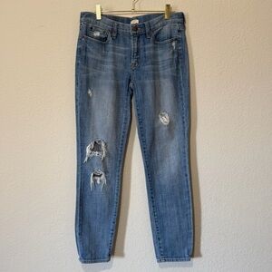 J Crew Distressed Skinny Jeans - 27